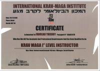 Diplome instructeur krav maga ikmi 2016